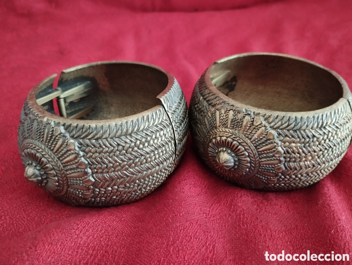 Antig&uuml;edades: Antiguos Brazaletes de Bronce. - Foto 7