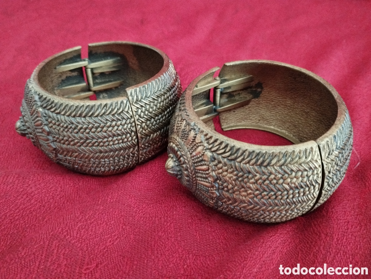 Antig&uuml;edades: Antiguos Brazaletes de Bronce. - Foto 6