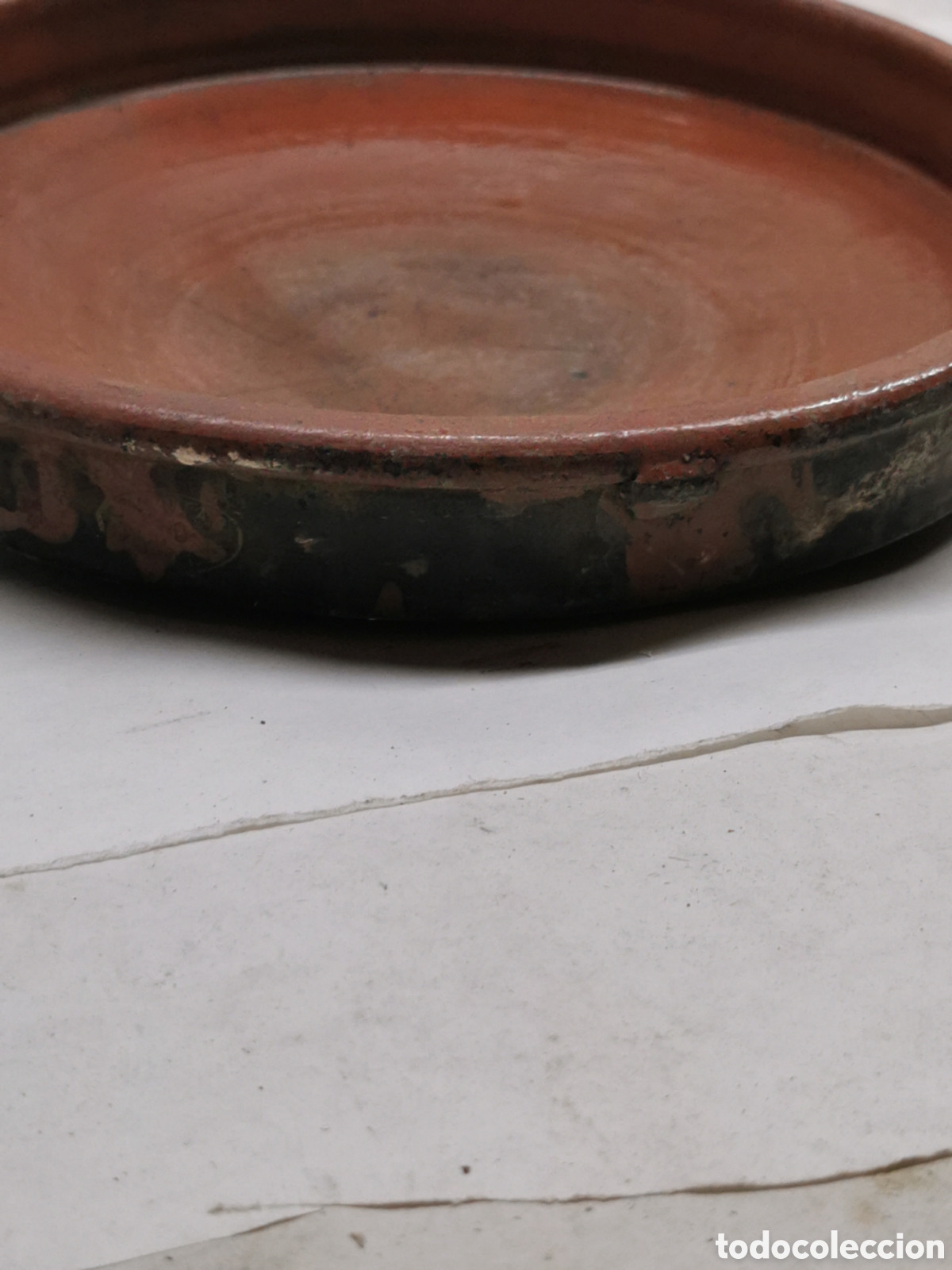 Antig&uuml;edades: Cazuela de barro antigua - Foto 2