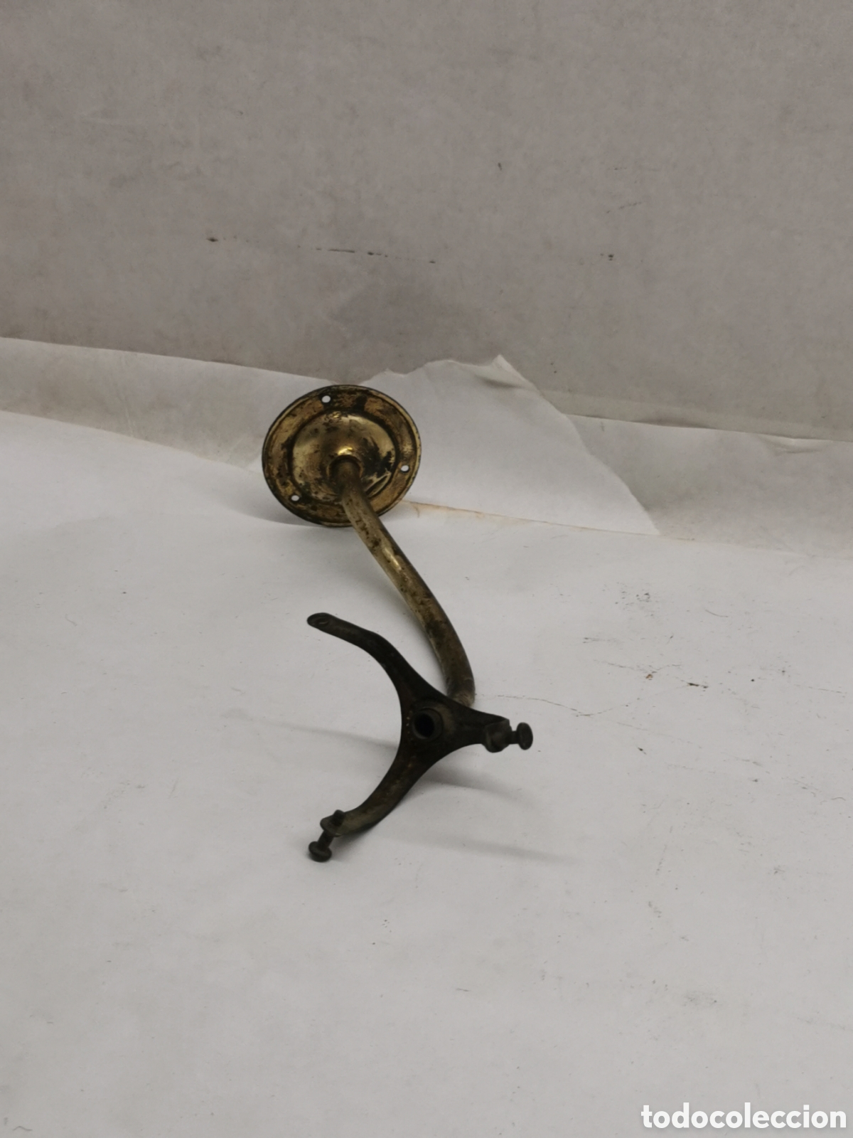 Antig&uuml;edades: Soporte l&aacute;mpara pared - Foto 4
