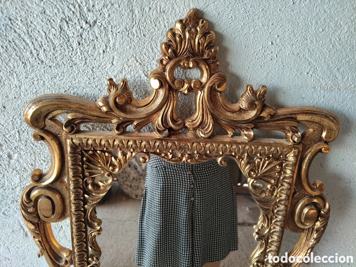 Antig&uuml;edades: Espejo de pared de bronce - Foto 2