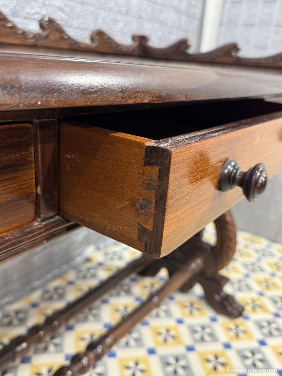 Antig&uuml;edades: Antiguo escritorio de barco en roble - Foto 4