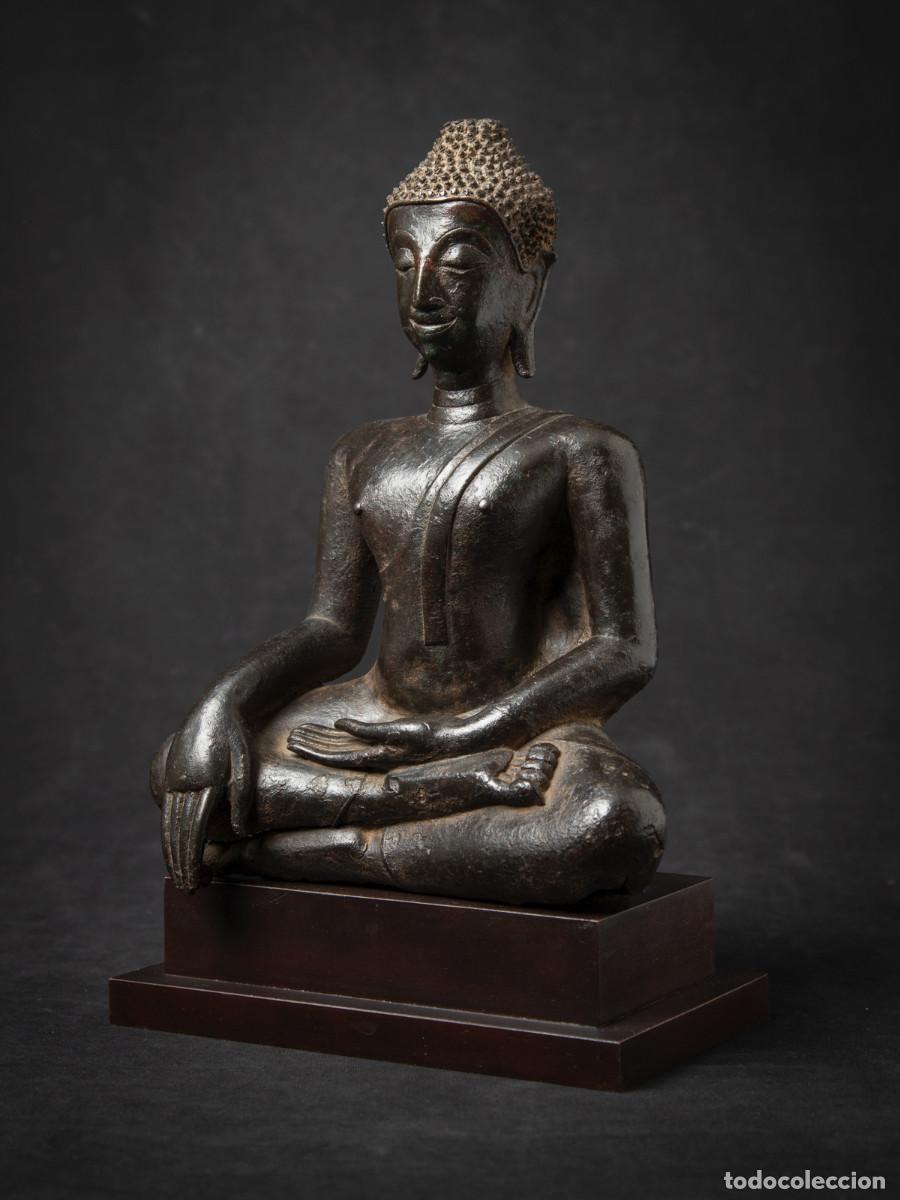 Antig&uuml;edades: Antique Buddha skulptur - Foto 2