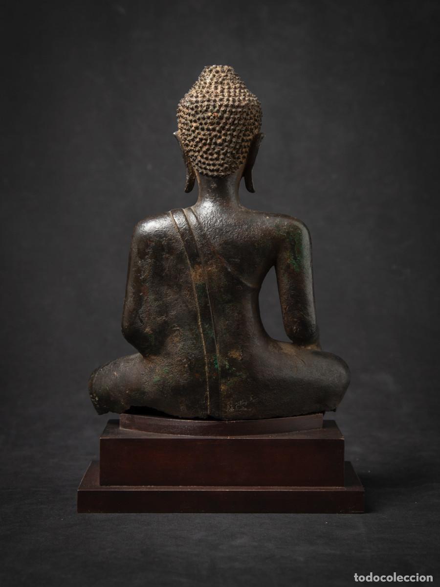 Antig&uuml;edades: Antique Buddha skulptur - Foto 4