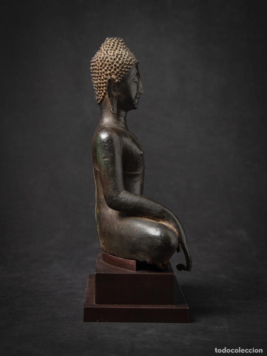 Antig&uuml;edades: Antique Buddha skulptur - Foto 6