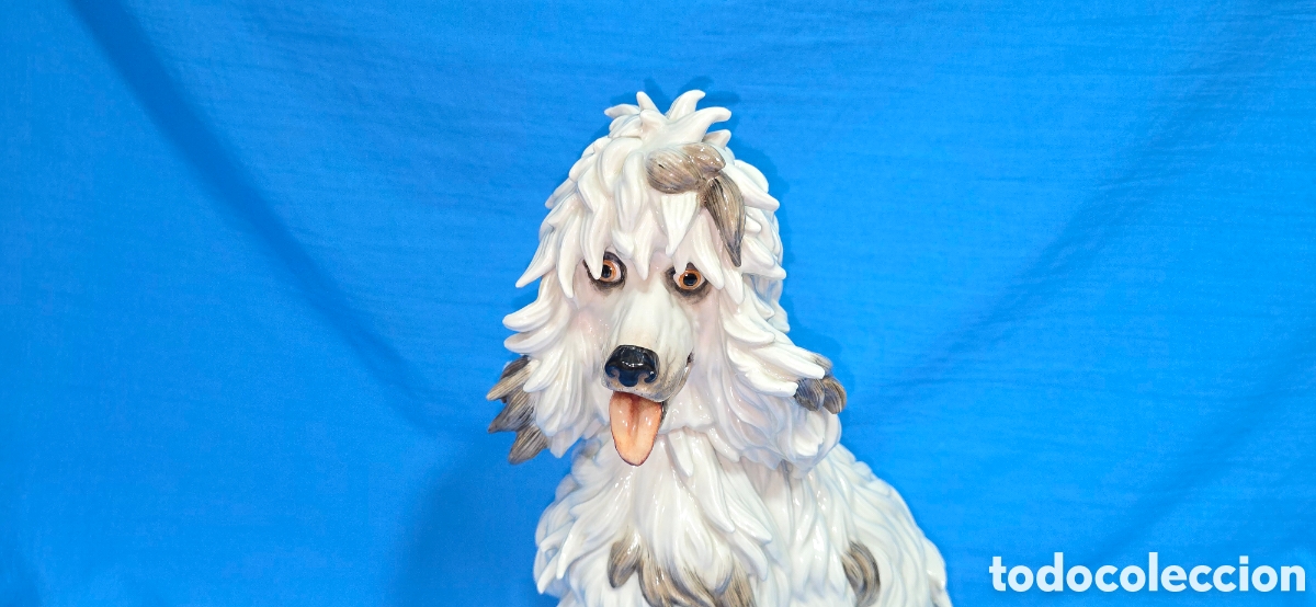 Antig&uuml;edades: PERRO CANICHE CERAMICA ALGORA - Foto 2