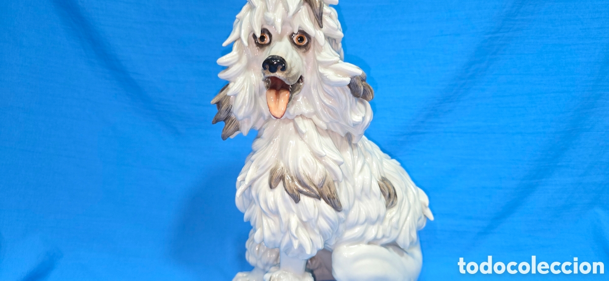 Antig&uuml;edades: PERRO CANICHE CERAMICA ALGORA - Foto 3
