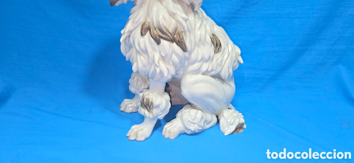 Antig&uuml;edades: PERRO CANICHE CERAMICA ALGORA - Foto 4