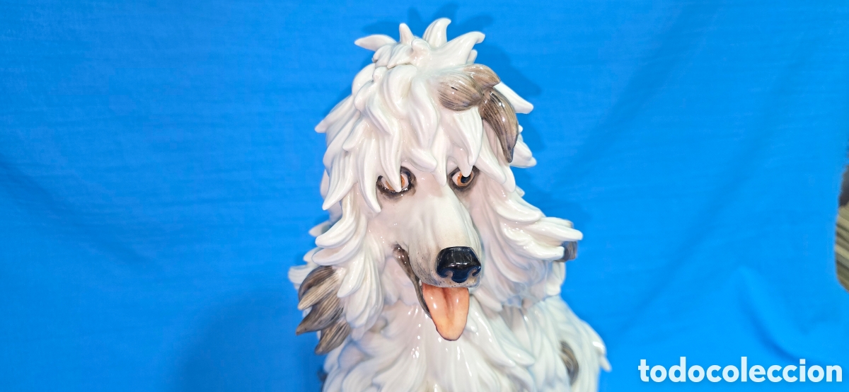 Antig&uuml;edades: PERRO CANICHE CERAMICA ALGORA - Foto 5