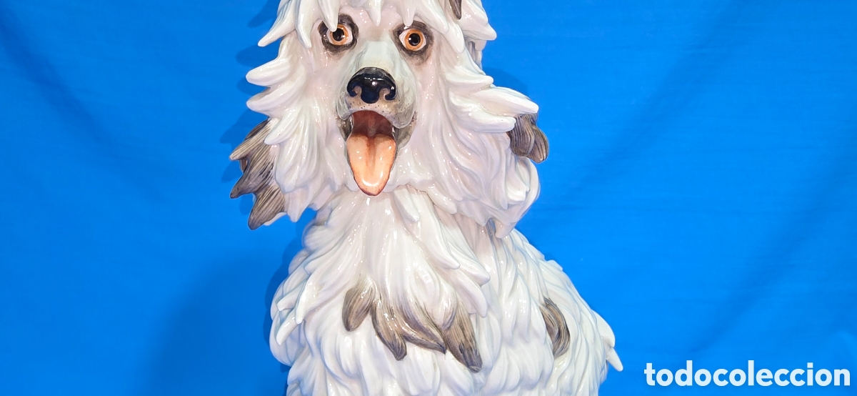 Antig&uuml;edades: PERRO CANICHE CERAMICA ALGORA - Foto 6