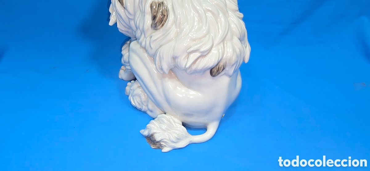 Antig&uuml;edades: PERRO CANICHE CERAMICA ALGORA - Foto 8