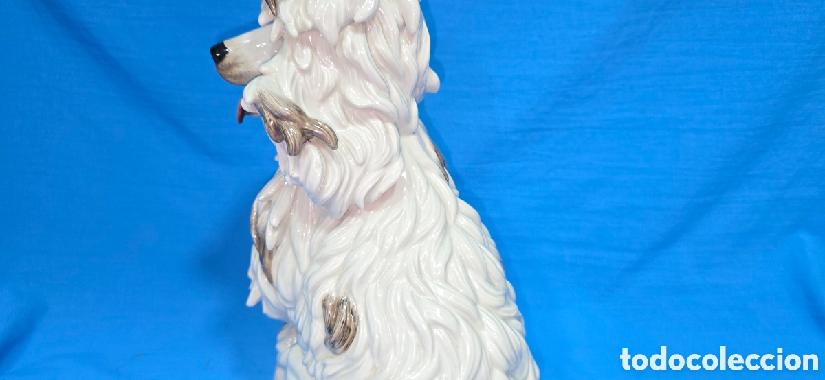 Antig&uuml;edades: PERRO CANICHE CERAMICA ALGORA - Foto 9