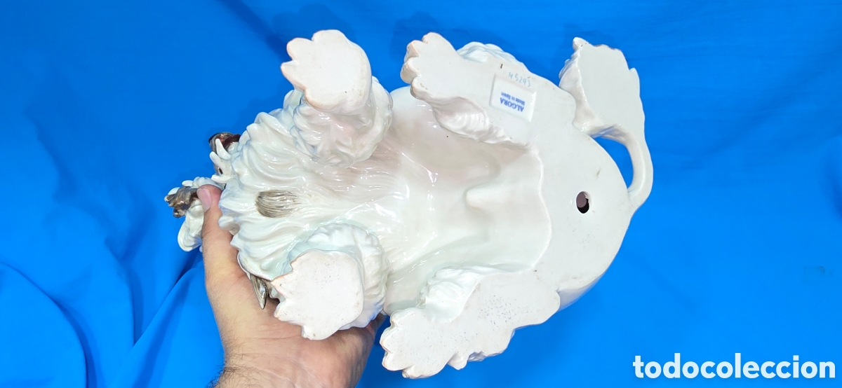 Antig&uuml;edades: PERRO CANICHE CERAMICA ALGORA - Foto 15