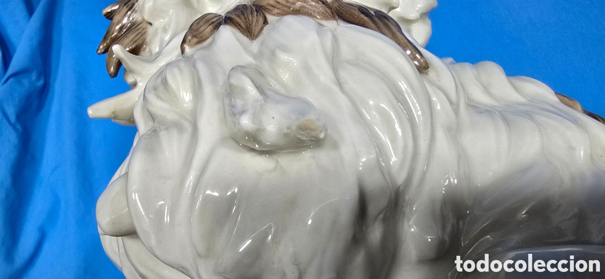 Antig&uuml;edades: PERRO CANICHE CERAMICA ALGORA - Foto 19
