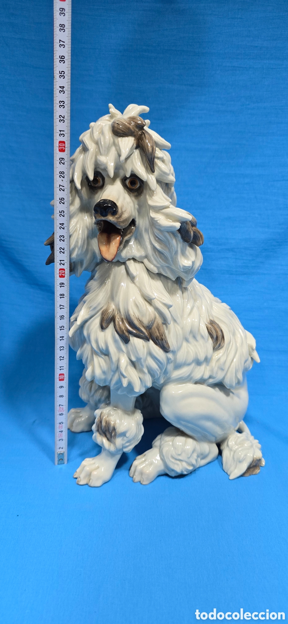 Antig&uuml;edades: PERRO CANICHE CERAMICA ALGORA - Foto 21