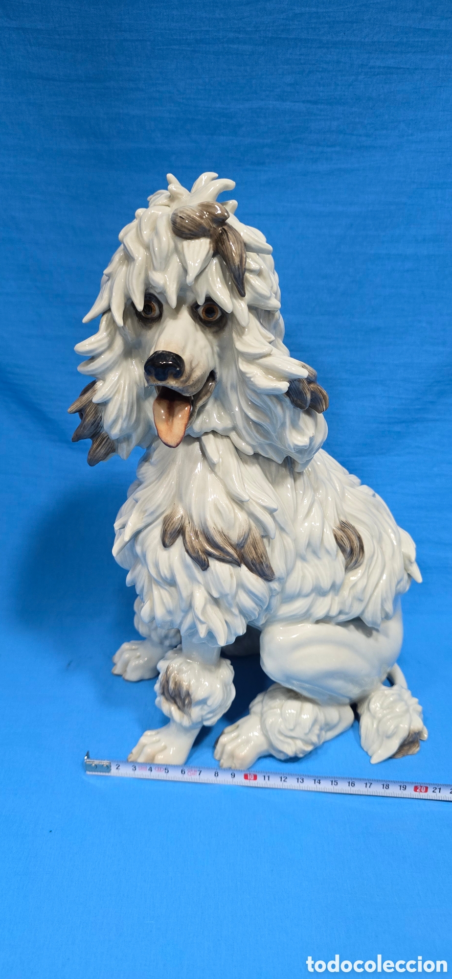 Antig&uuml;edades: PERRO CANICHE CERAMICA ALGORA - Foto 22