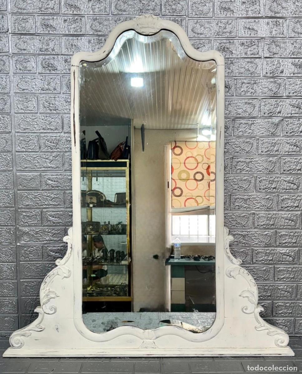 Antig&uuml;edades: Antiguo espejo de madera - Foto 1