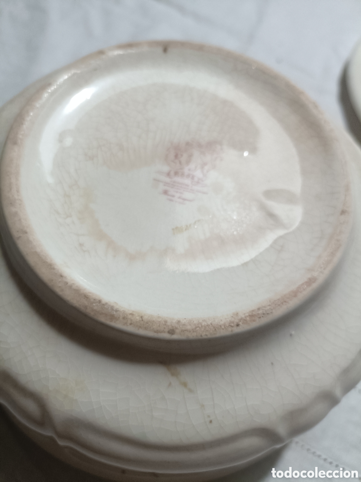 Antig&uuml;edades: Sopera porcelana Sevilla - Foto 3