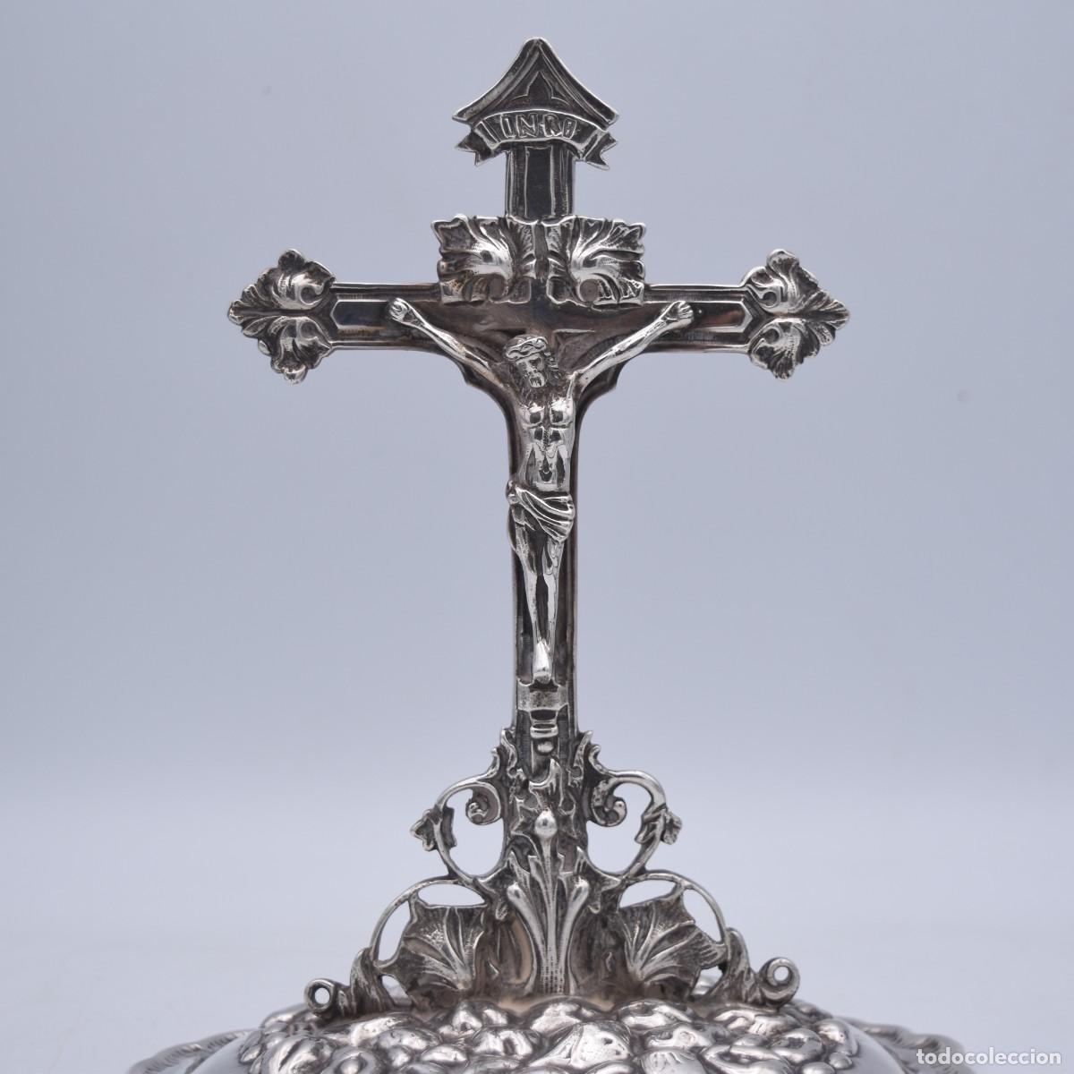 Antig&uuml;edades: Crucifijo de plata , antiguo - Foto 4