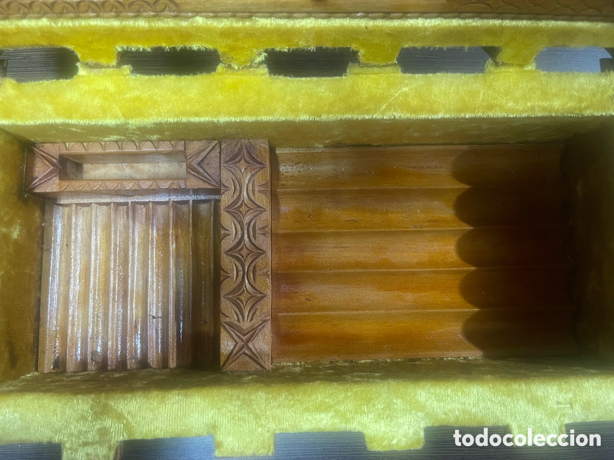 Antig&uuml;edades: Cofre madera antiguo - Tabaco - Foto 3