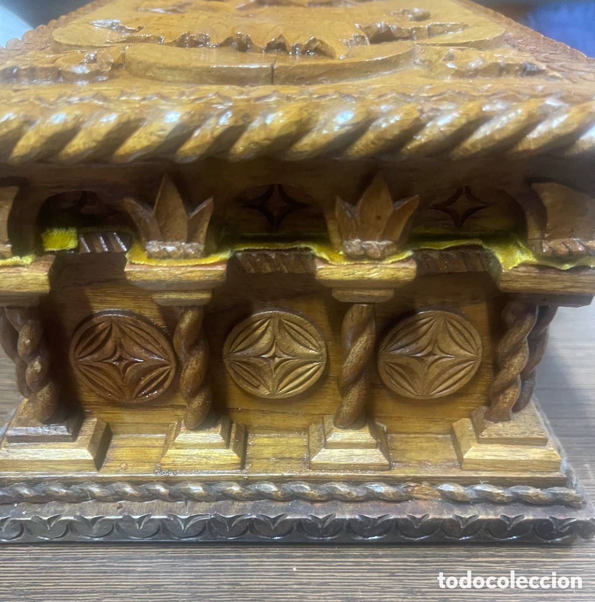 Antig&uuml;edades: Cofre madera antiguo - Tabaco - Foto 5