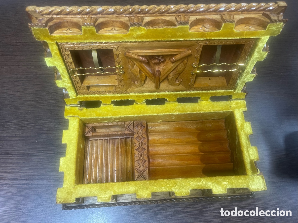 Antig&uuml;edades: Cofre madera antiguo - Tabaco - Foto 1