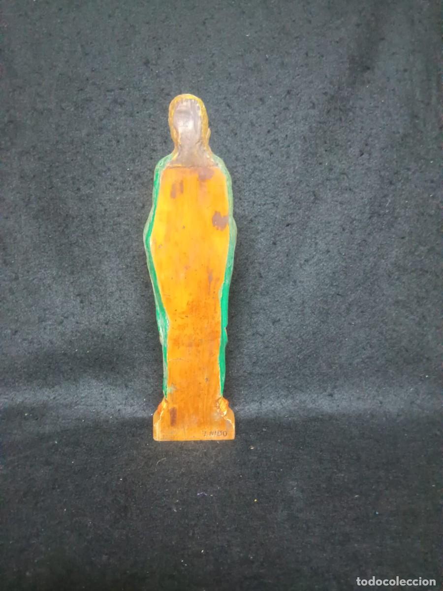 Antig&uuml;edades: VIRGEN CON NI&Ntilde;O MADERA Y HUESO - Foto 6