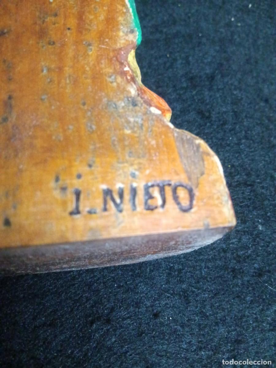 Antig&uuml;edades: VIRGEN CON NI&Ntilde;O MADERA Y HUESO - Foto 7