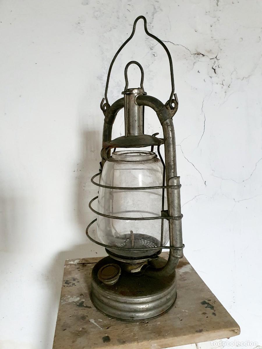 Antig&uuml;edades: Lampara quinqu&eacute; ALG n&deg;2 de los a&ntilde;os 20. - Foto 2