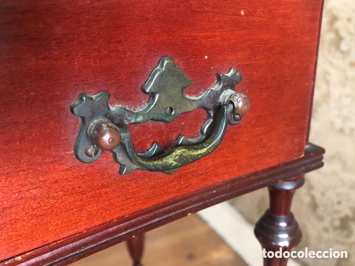 Antig&uuml;edades: Mesa telefonera antigua - Foto 14