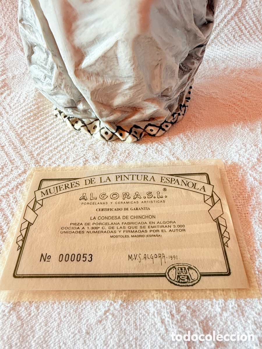 Antig&uuml;edades: Condesa de Chinchon en porcelana de Algora - Foto 2
