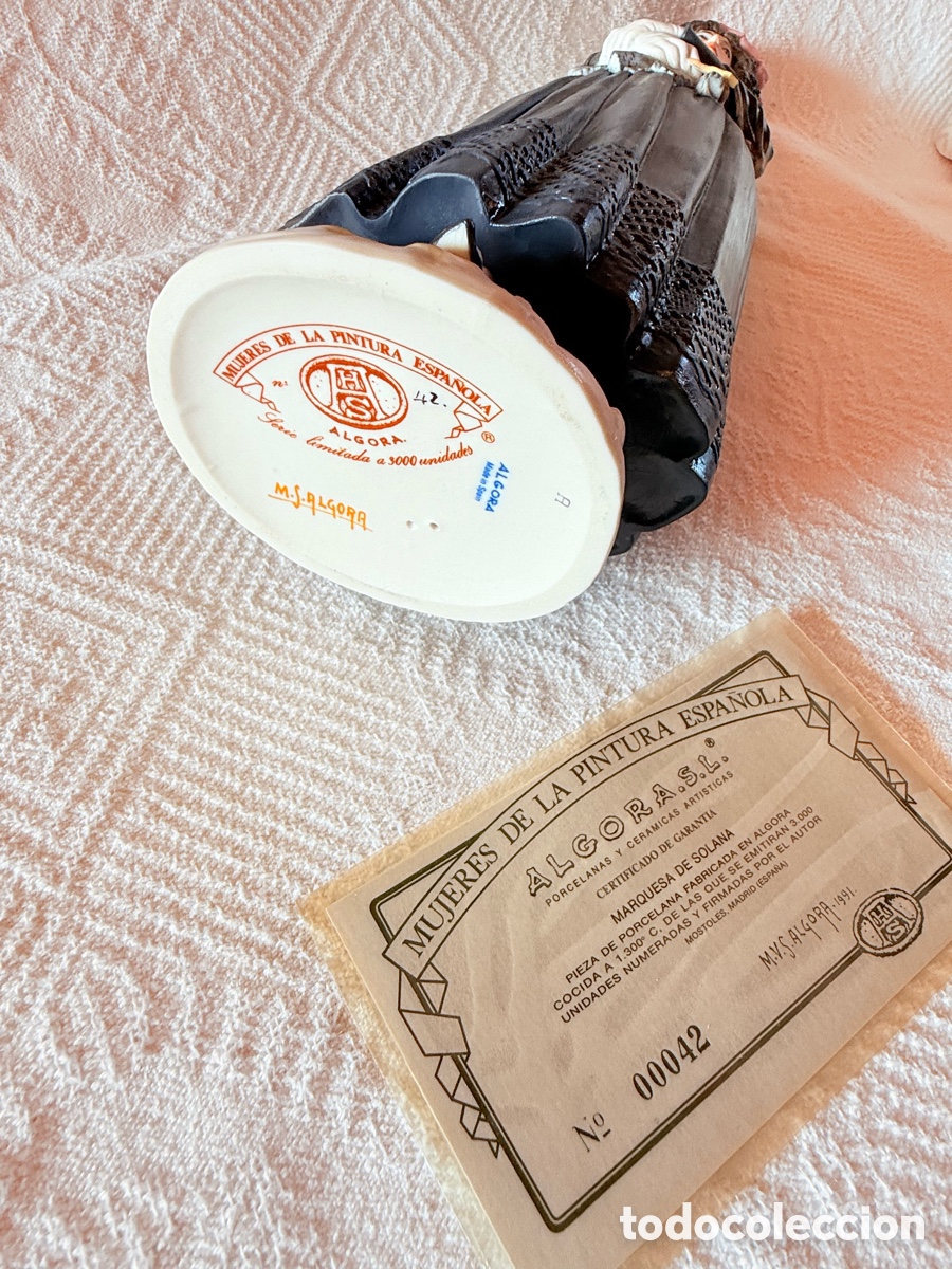 Antig&uuml;edades: Dama goyesca en porcelana Algora - Foto 8