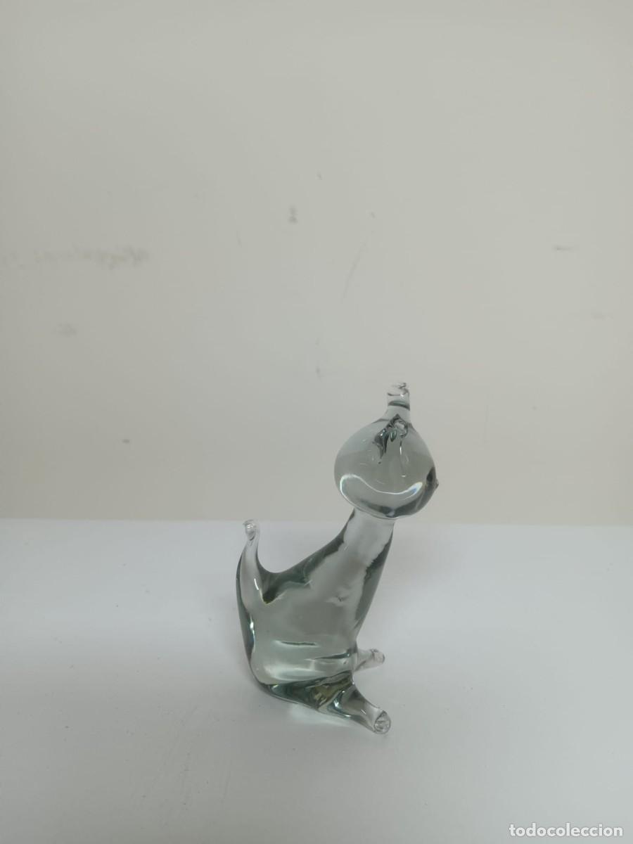 Antig&uuml;edades: GATO CRISTAL DE MURANO - Foto 2