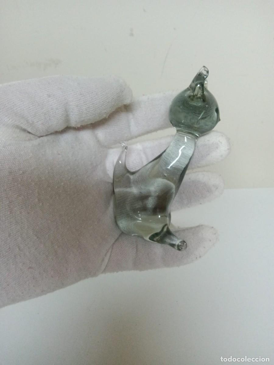 Antig&uuml;edades: GATO CRISTAL DE MURANO - Foto 4