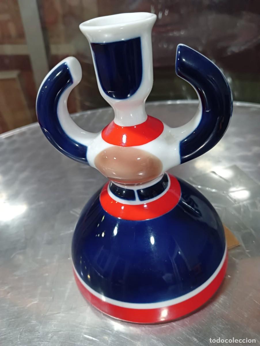 Antig&uuml;edades: Candelabro de porcelana - Foto 2