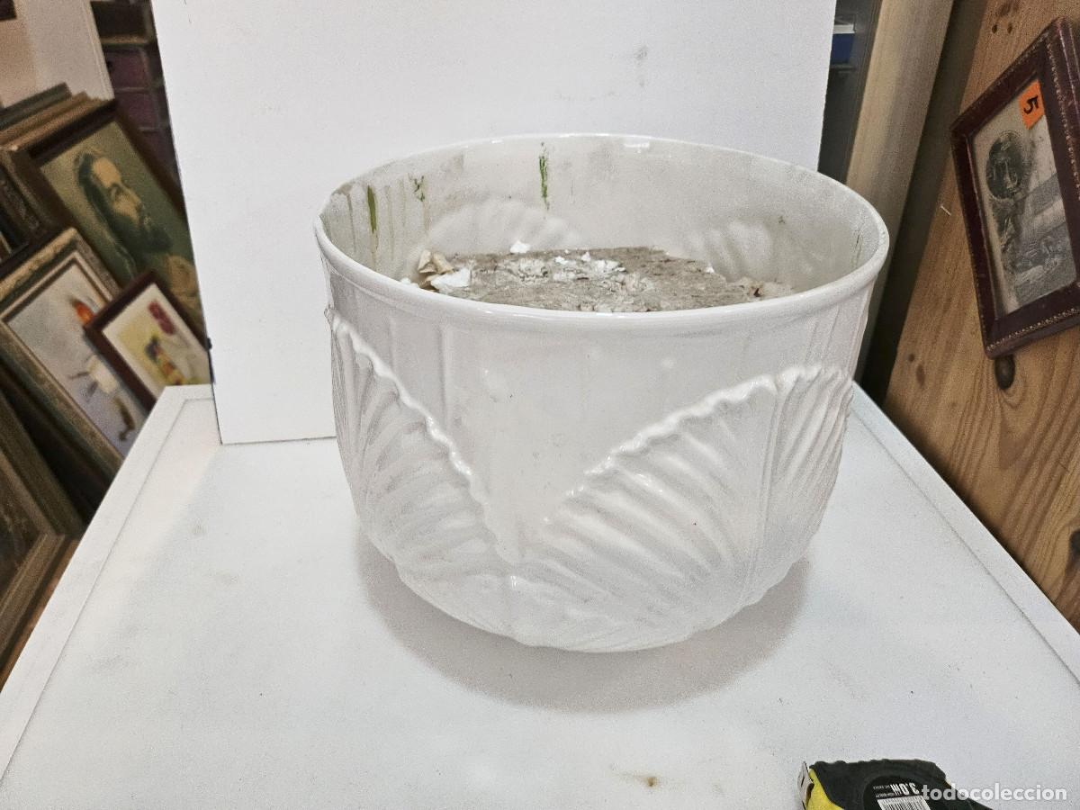 Antig&uuml;edades: macetero de ceramica o centro de mesa - Foto 3