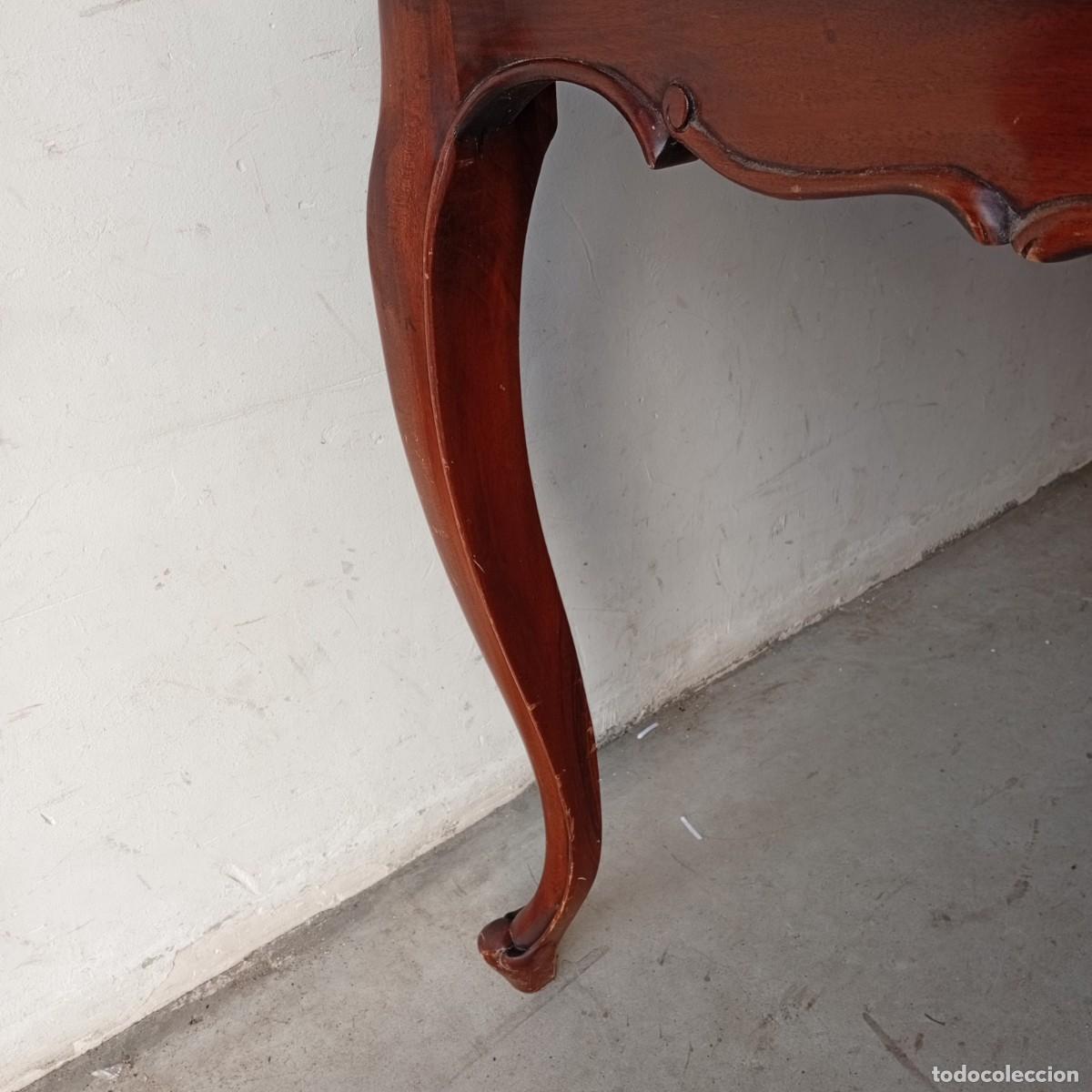 Antig&uuml;edades: ANTIGUA MESA DE COMEDOR DE NOGAL - Foto 6
