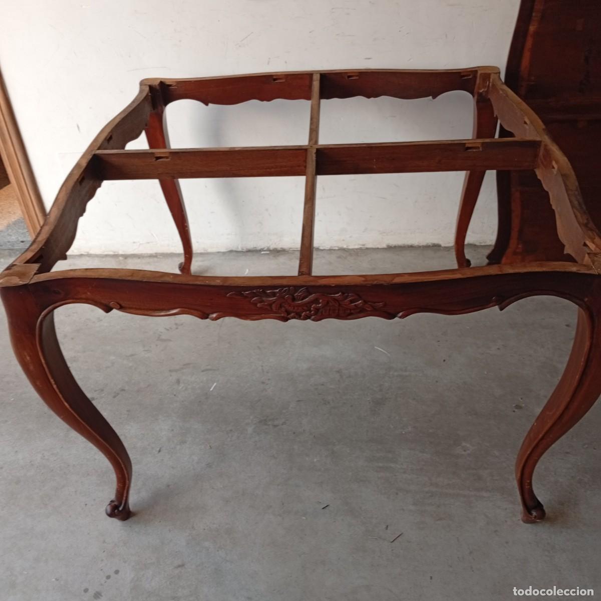 Antig&uuml;edades: ANTIGUA MESA DE COMEDOR DE NOGAL - Foto 10