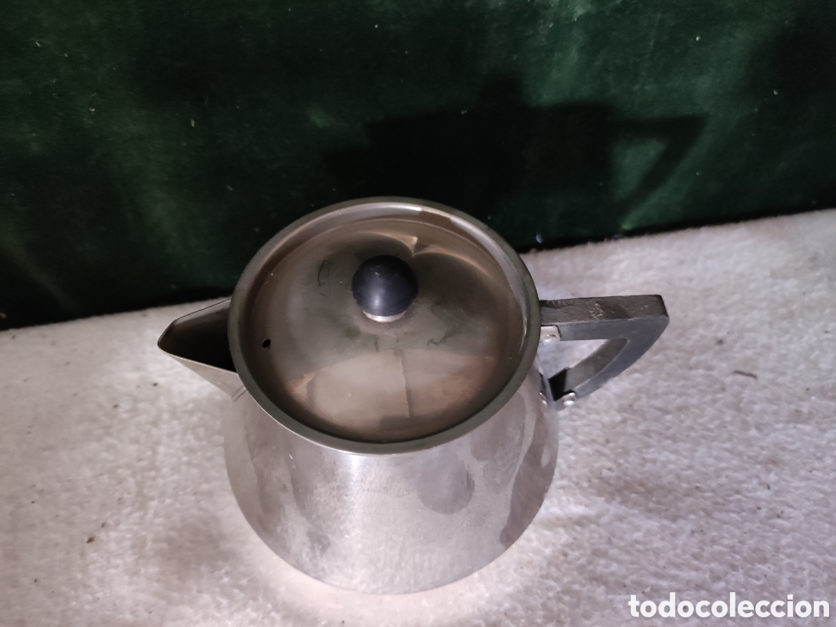 Antig&uuml;edades: Jarrita de t&eacute; mango de madera estilo deco - Foto 2