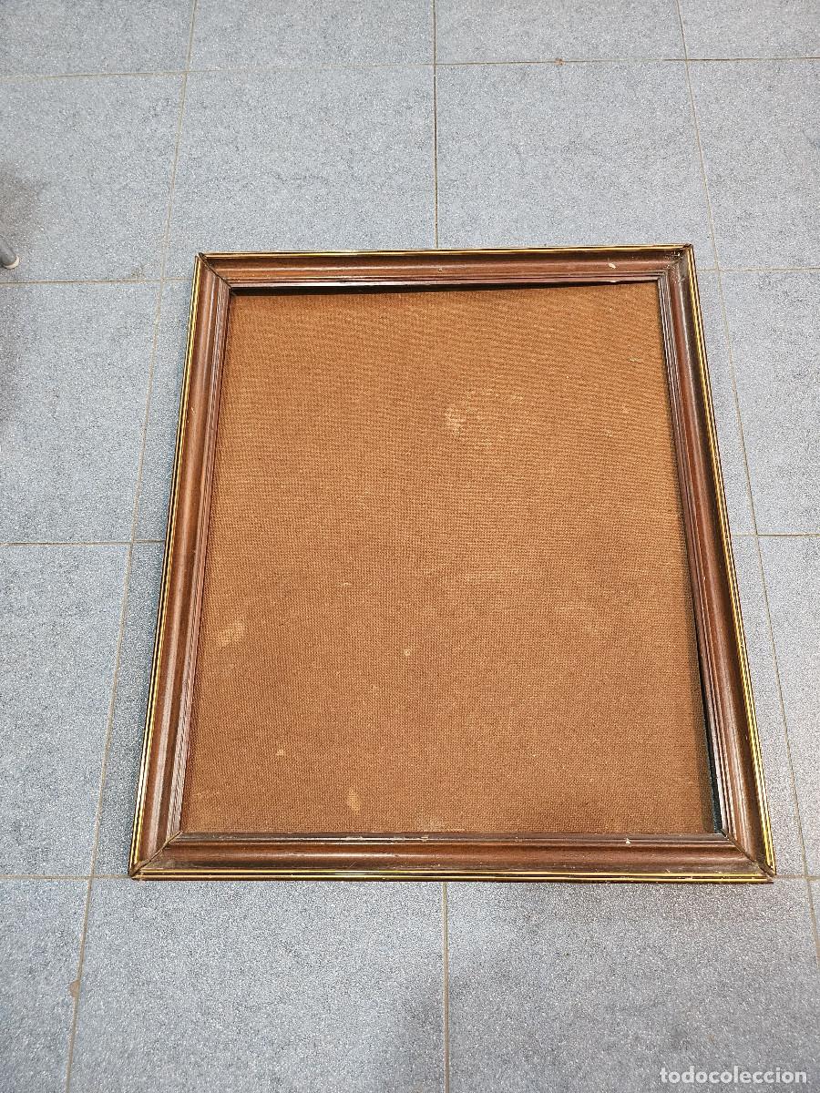 Antig&uuml;edades: marco de madera antigua - Foto 1