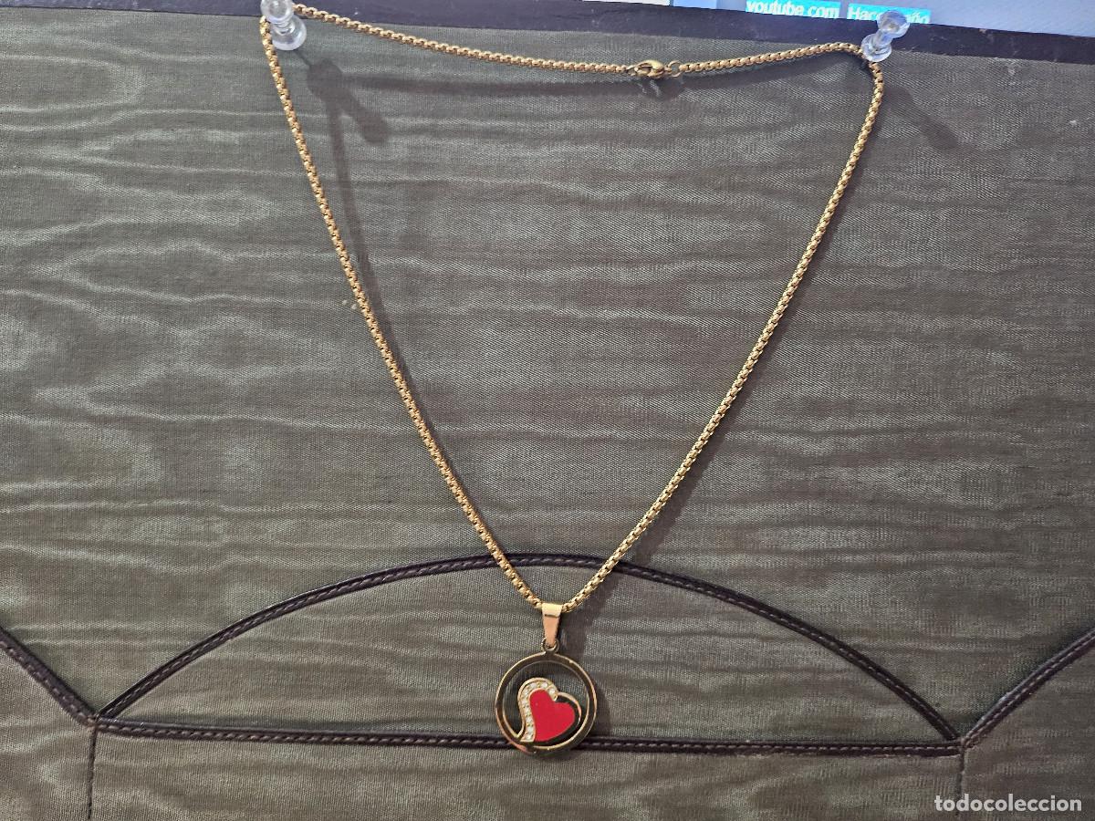 Antig&uuml;edades: collar bisuteria dorada - Foto 3