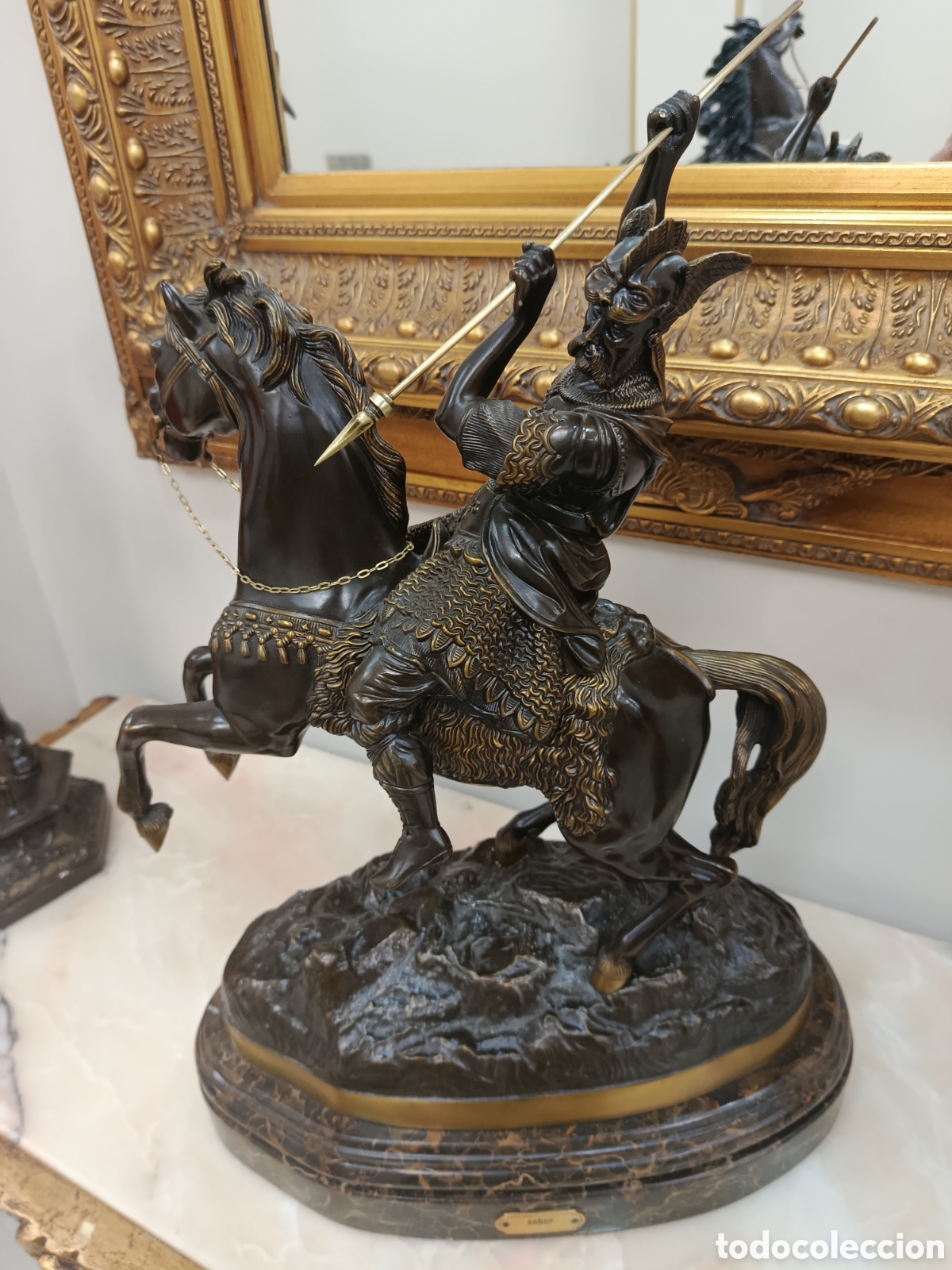 Antig&uuml;edades: Escultura de bronce Shoer - Foto 2