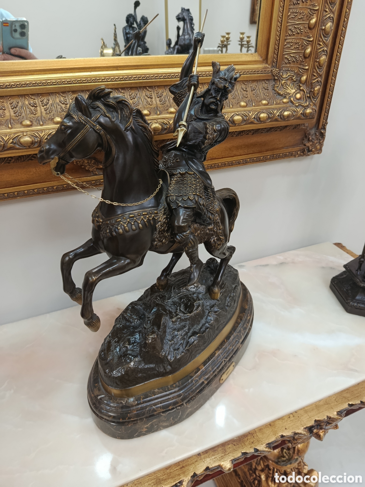 Antig&uuml;edades: Escultura de bronce Shoer - Foto 3