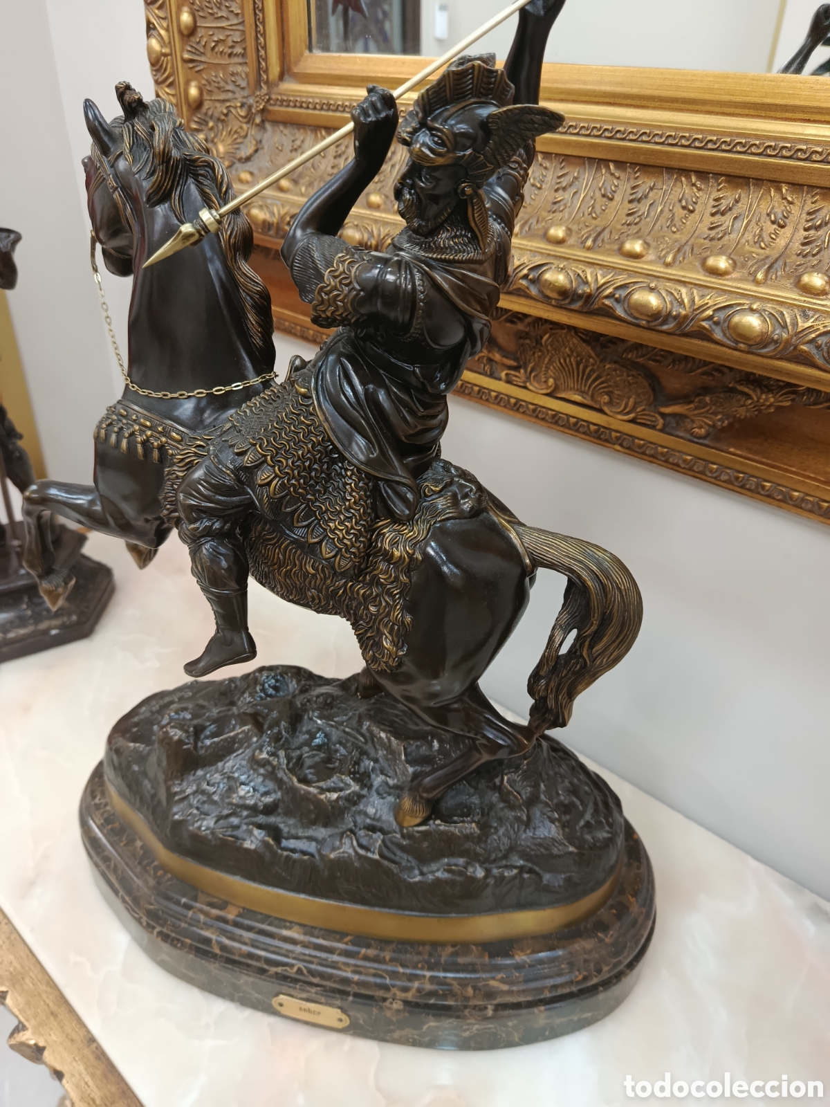 Antig&uuml;edades: Escultura de bronce Shoer - Foto 4