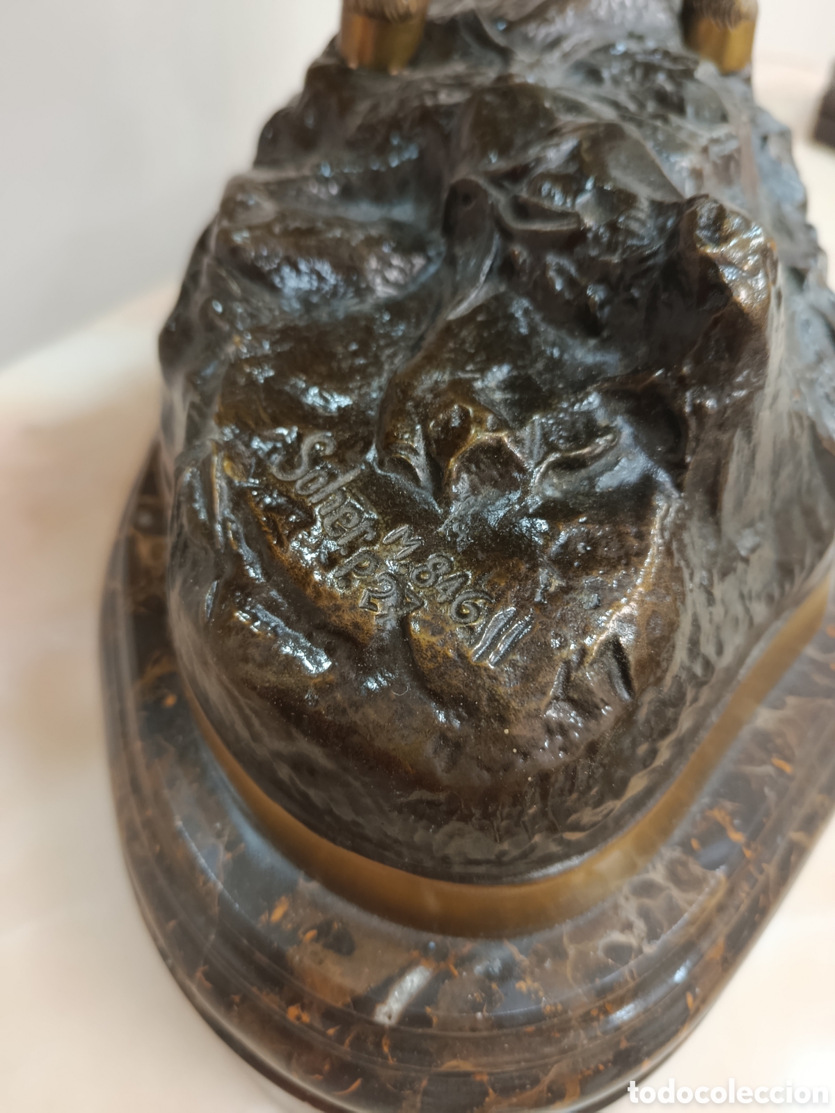 Antig&uuml;edades: Escultura de bronce Shoer - Foto 5