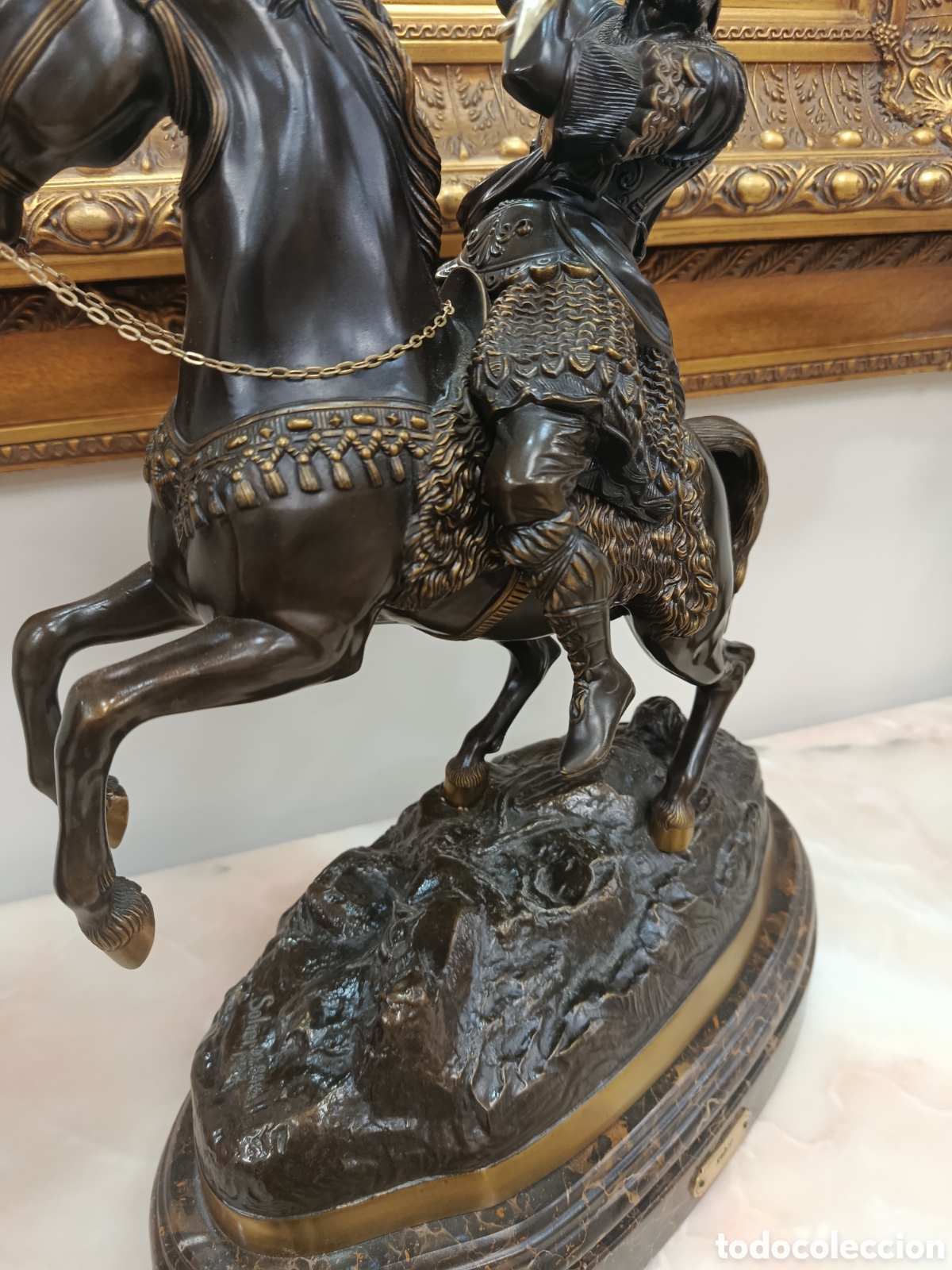 Antig&uuml;edades: Escultura de bronce Shoer - Foto 7