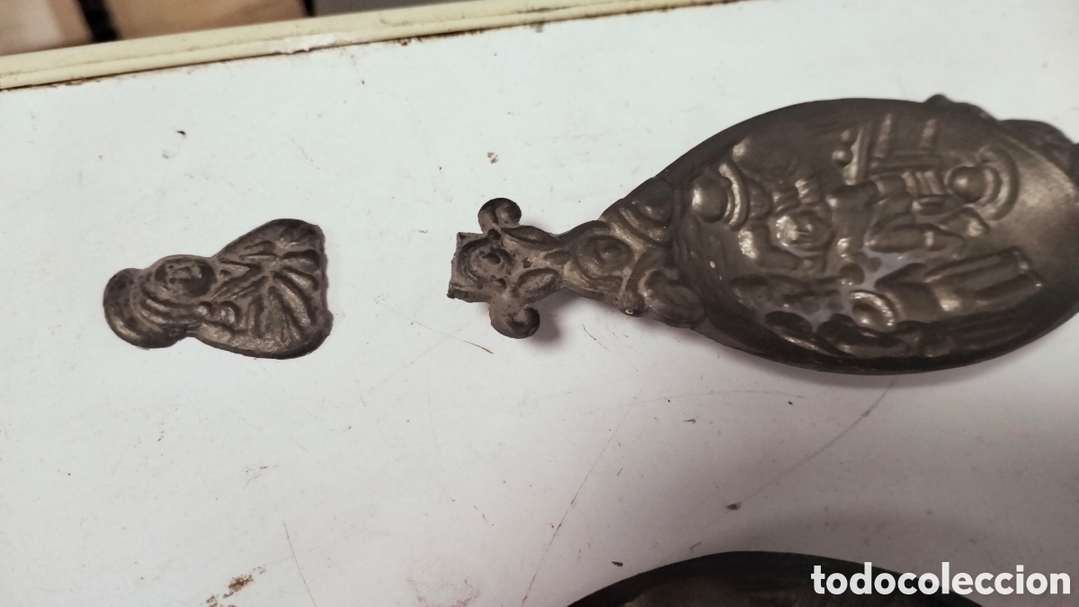 Antig&uuml;edades: Expositor cucharas antiguas - Foto 6