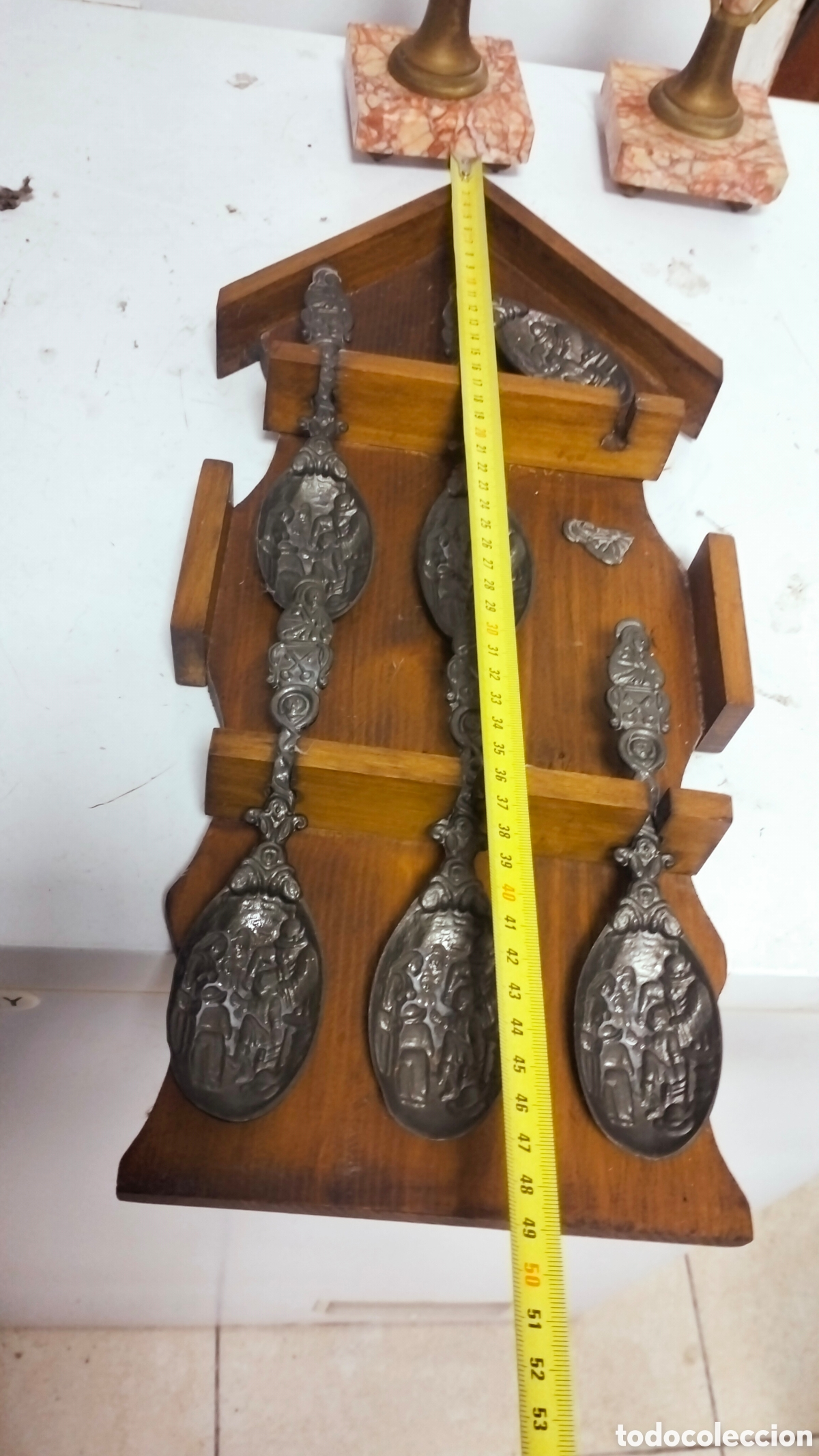 Antig&uuml;edades: Expositor cucharas antiguas - Foto 8