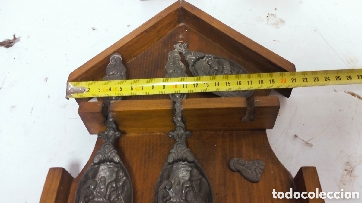 Antig&uuml;edades: Expositor cucharas antiguas - Foto 9