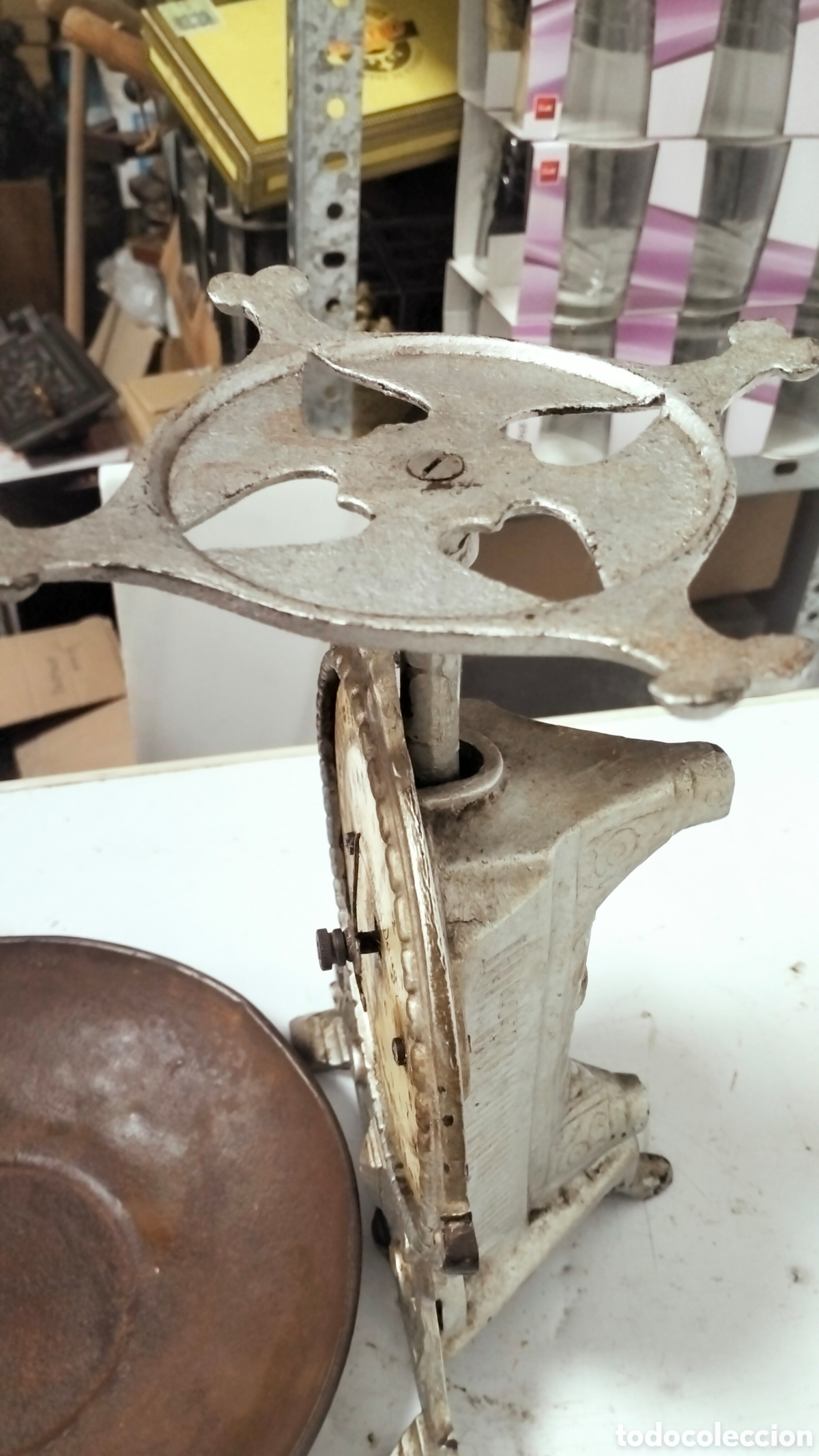 Antig&uuml;edades: Antigua bascula de cocina - Foto 5